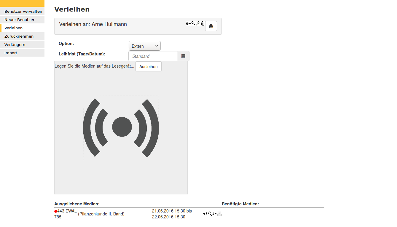 Ausleihe mit RFID oder Barcodes